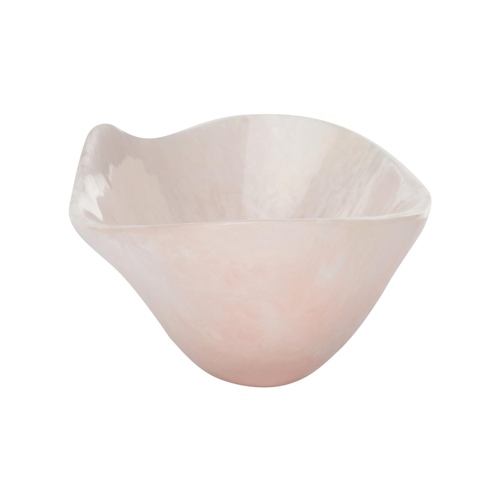 Chelsea House Bucolic Pink Oval Bowl