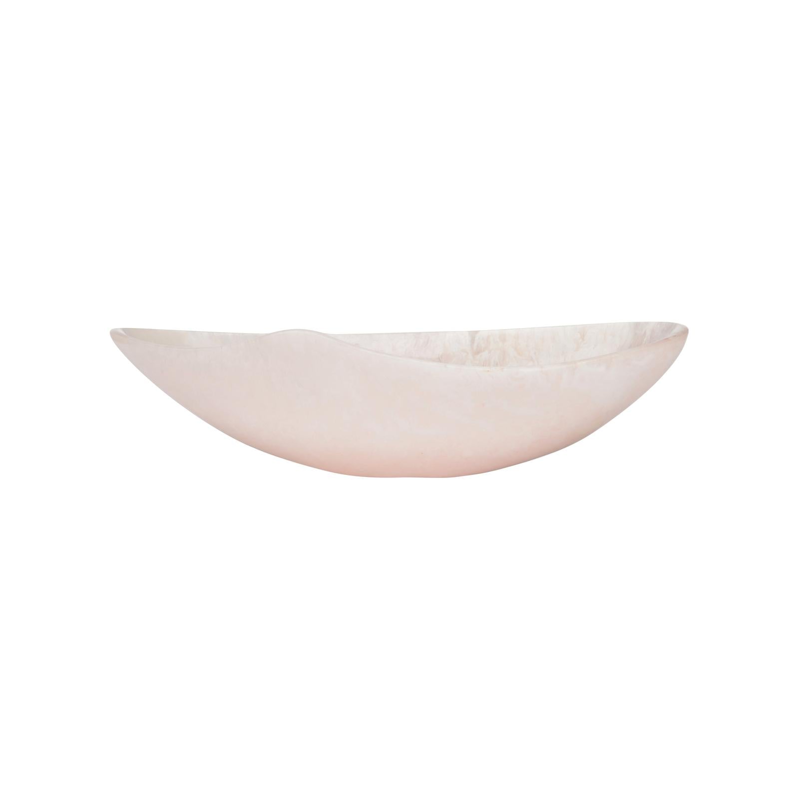 Chelsea House Bucolic Pink Oval Bowl