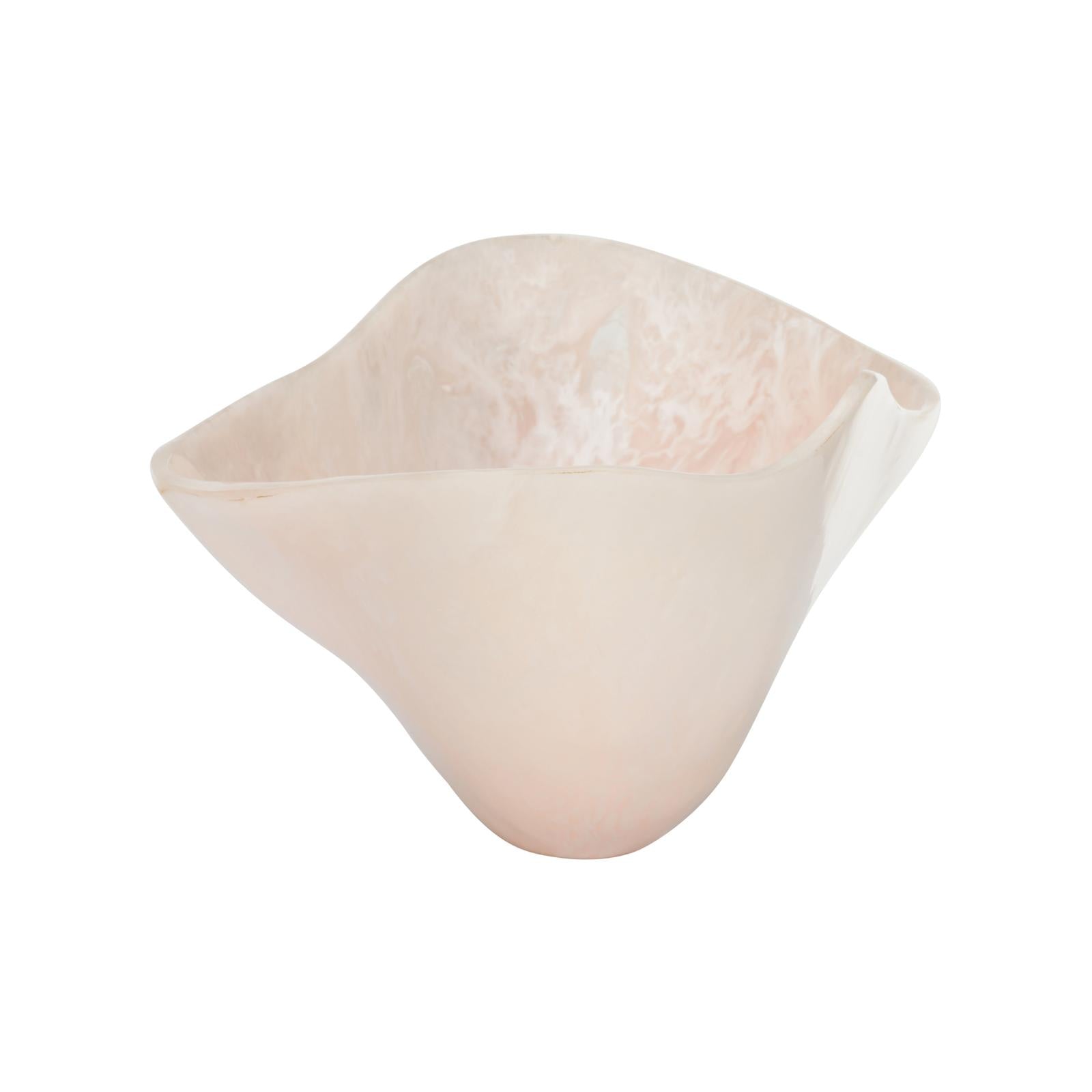 Chelsea House Bucolic Pink Oval Bowl