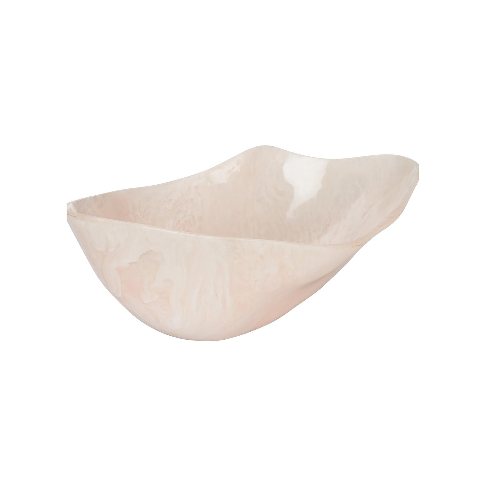 Chelsea House Bucolic Pink Oval Bowl