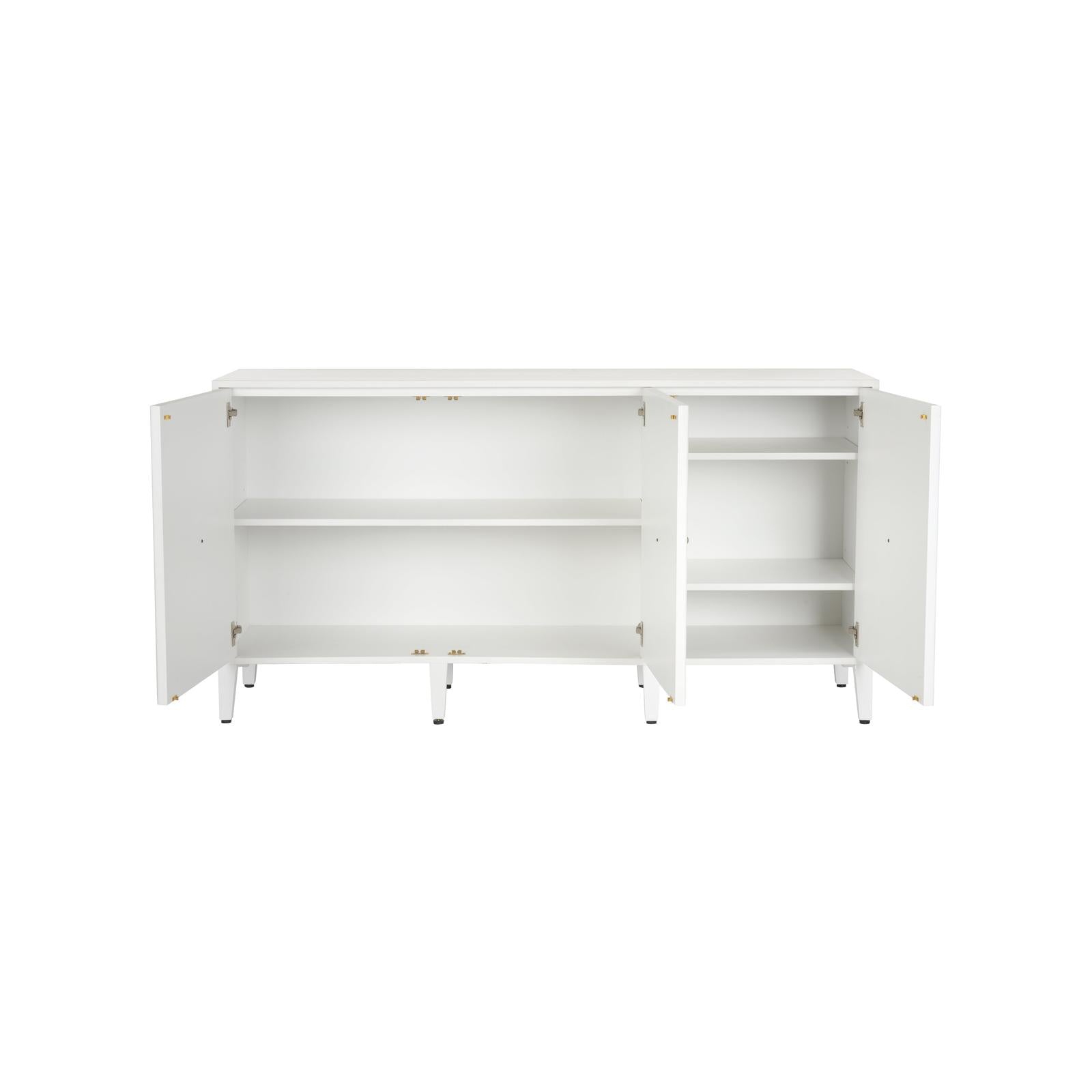 Chelsea House Burns White Credenza