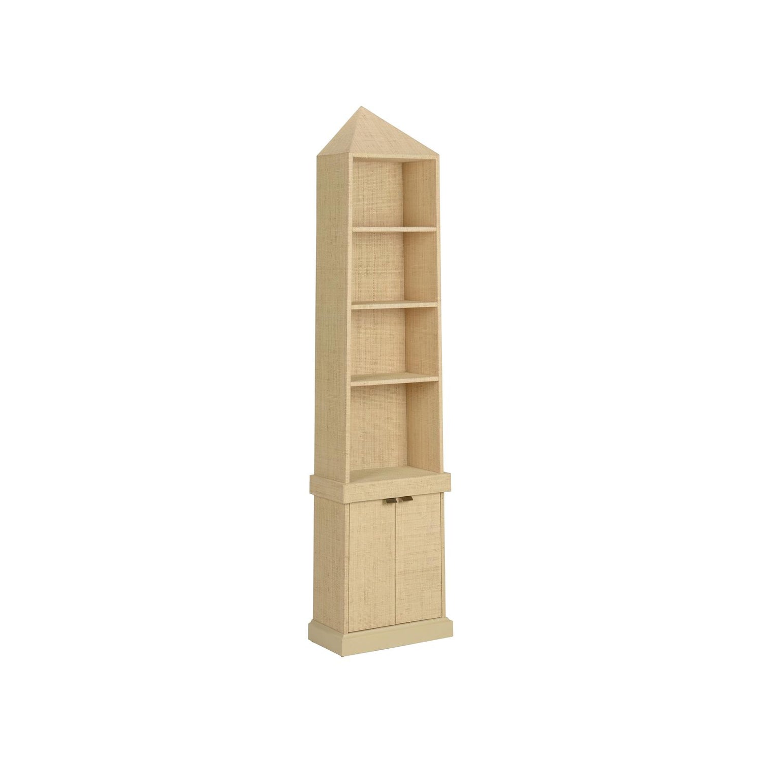 Chelsea House Grass Cloth Bookcase