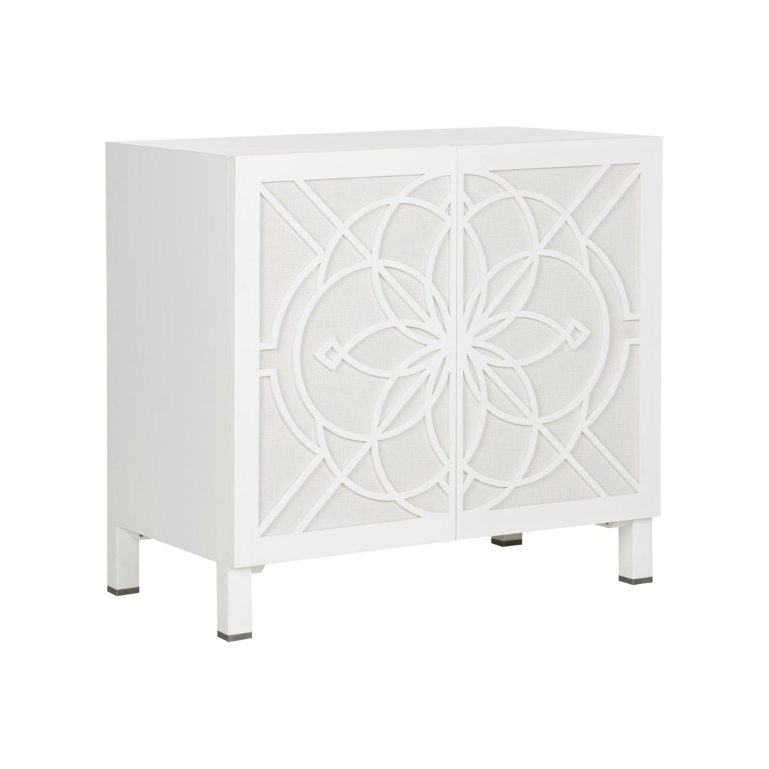 Chelsea House Flower of Life White Cabinet