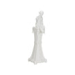 Chelsea House Chinoiserie Woman on Pedestal, White
