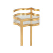 Chelsea House Quatrefoil Gold Bar Cart