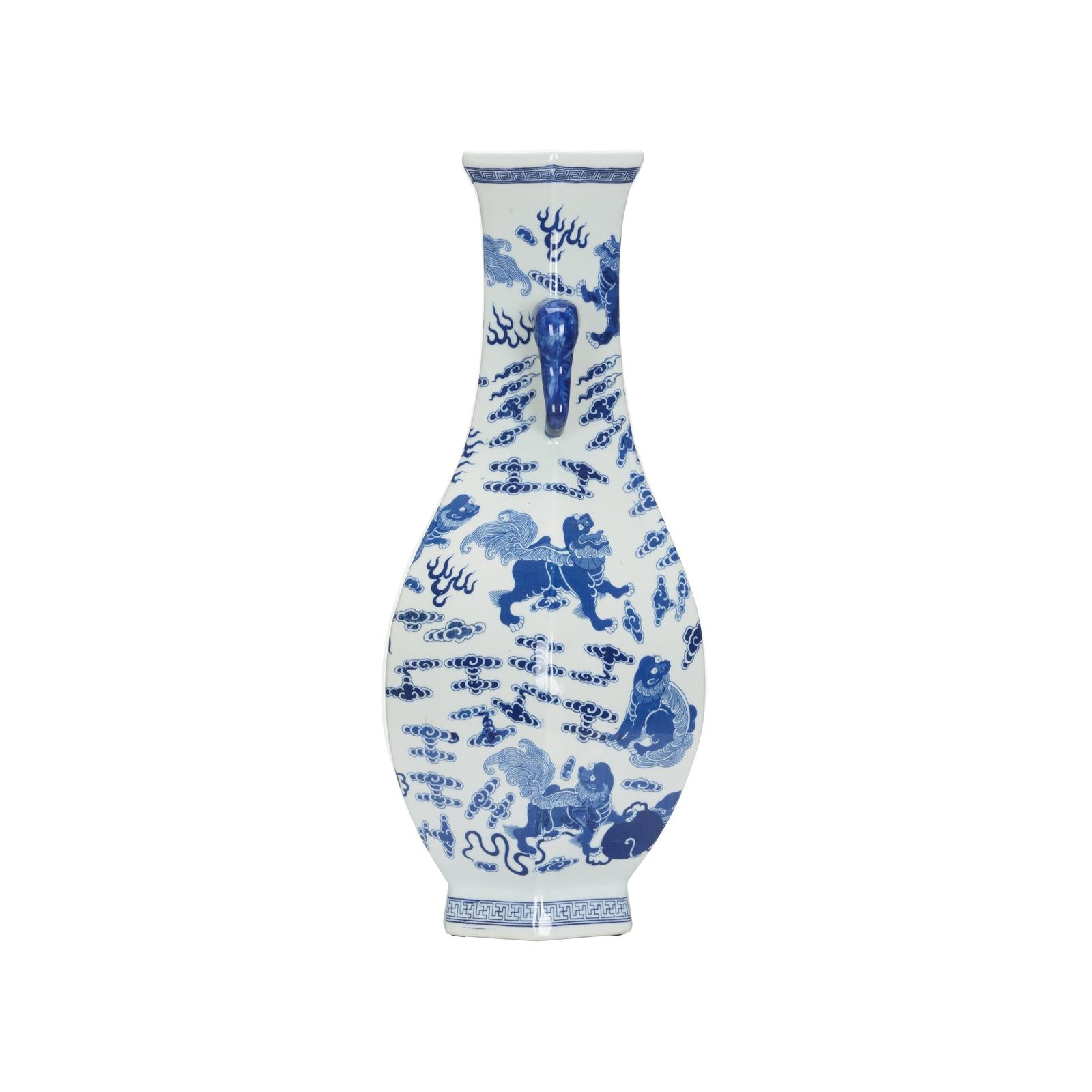Chelsea House Shi White Blue Vase