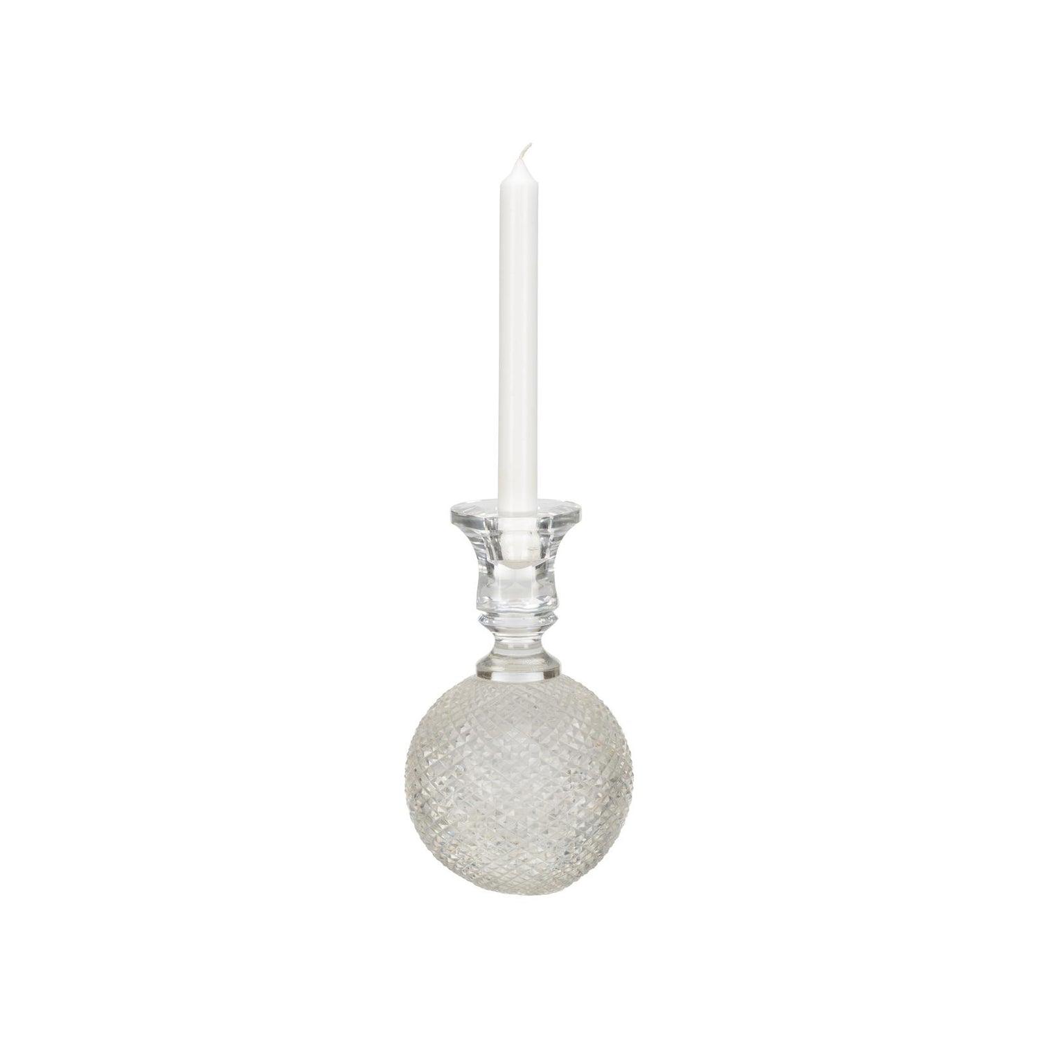 Chelsea House Glass Round Candleholder