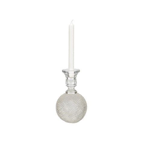 Chelsea House Glass Round Candleholder
