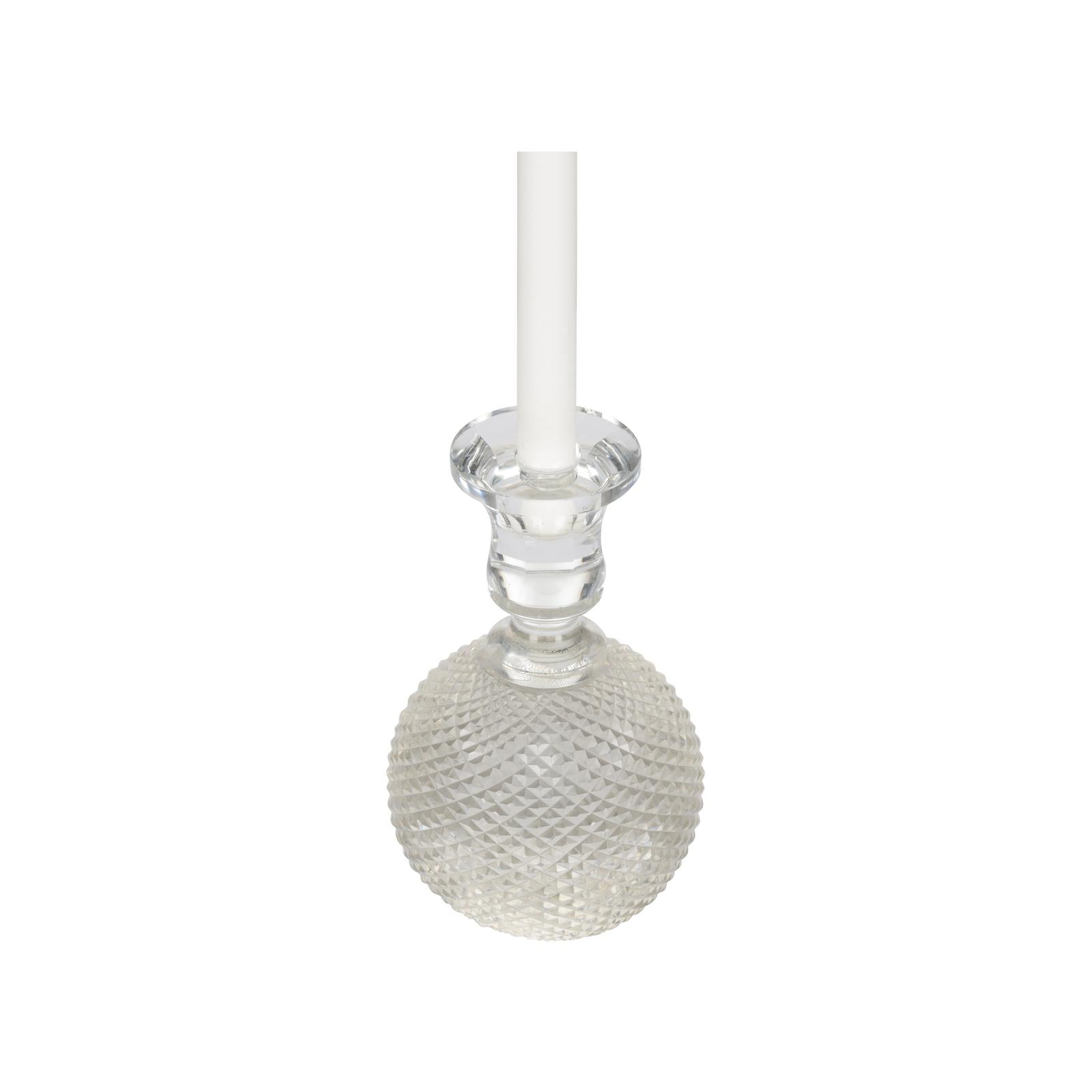 Chelsea House Glass Round Candleholder