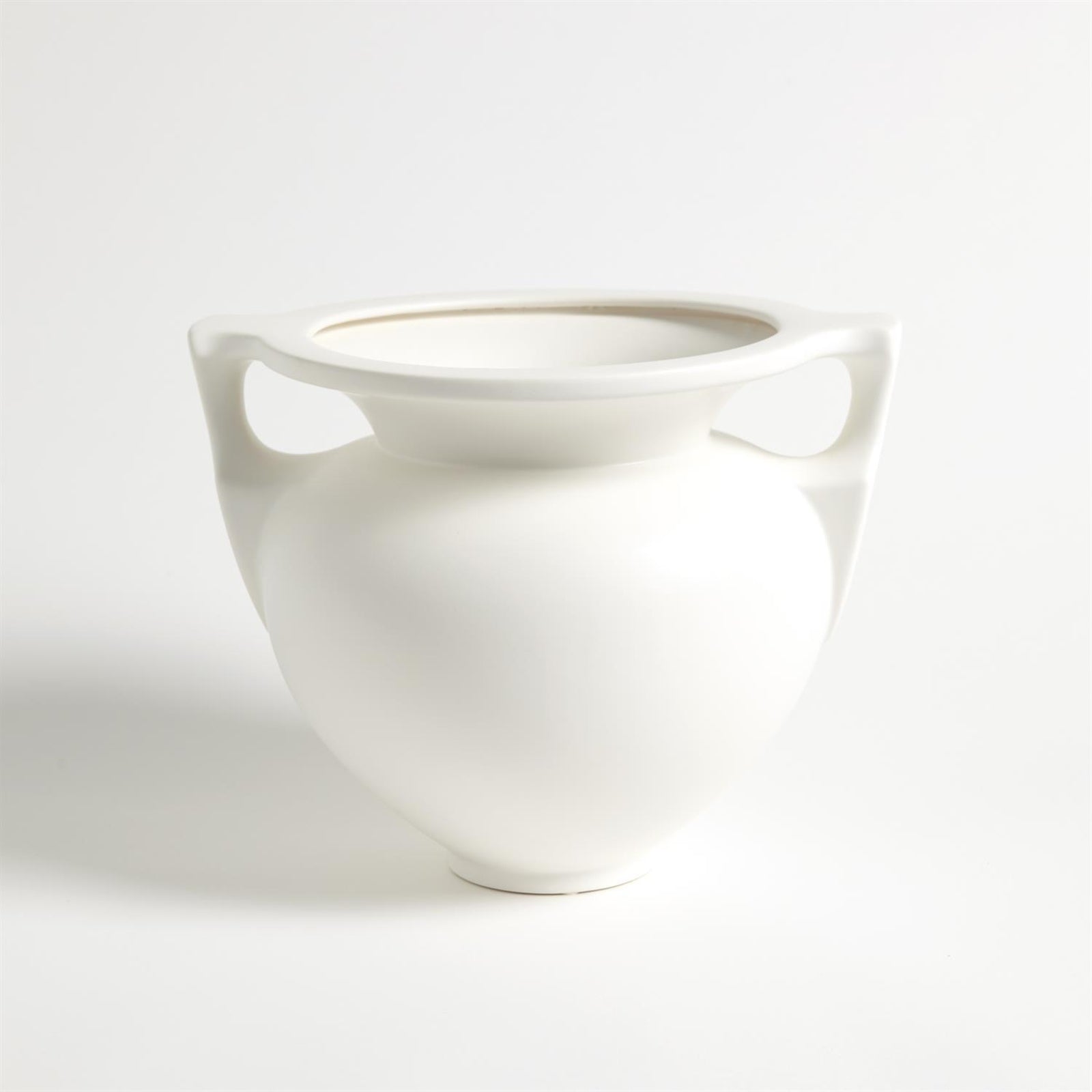 Global Views Matte White Grecian Amphora