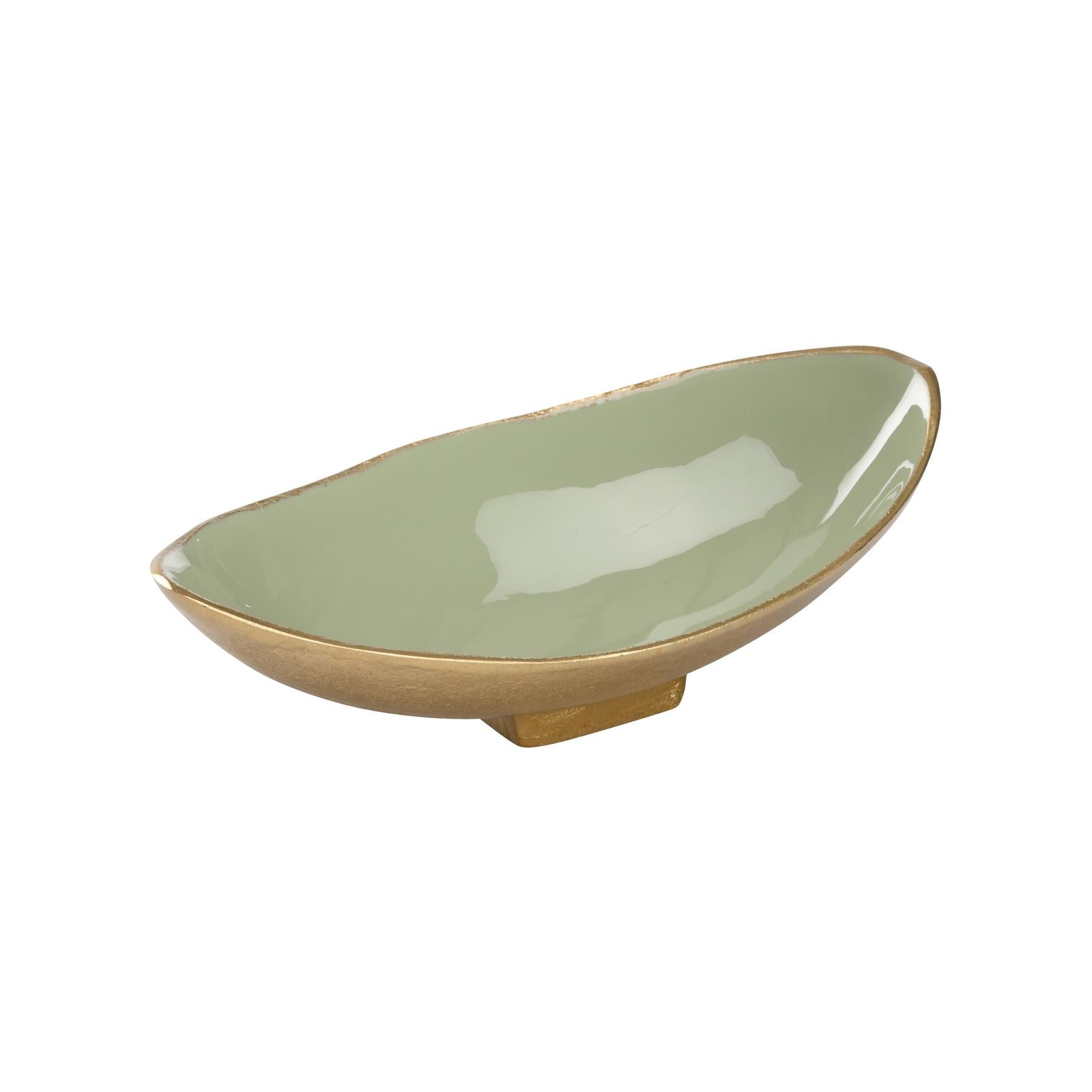 Chelsea House Small Green Enameled Bowl