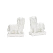 Chelsea House Staffordshire White Spaniel, Set of 2