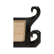 Chelsea House Swan Black Vanity Bench