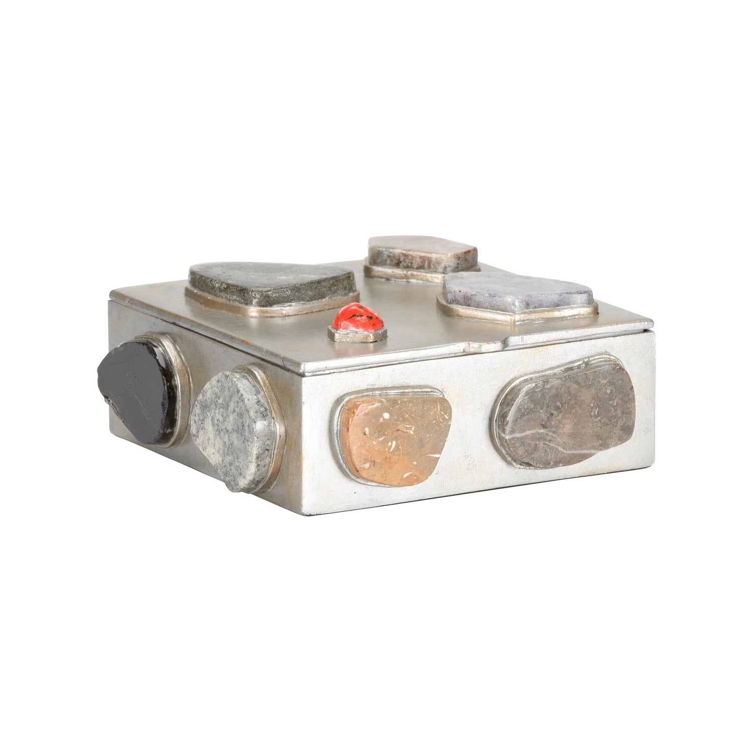 Chelsea House Caribbean Square Gold Jewelry Box