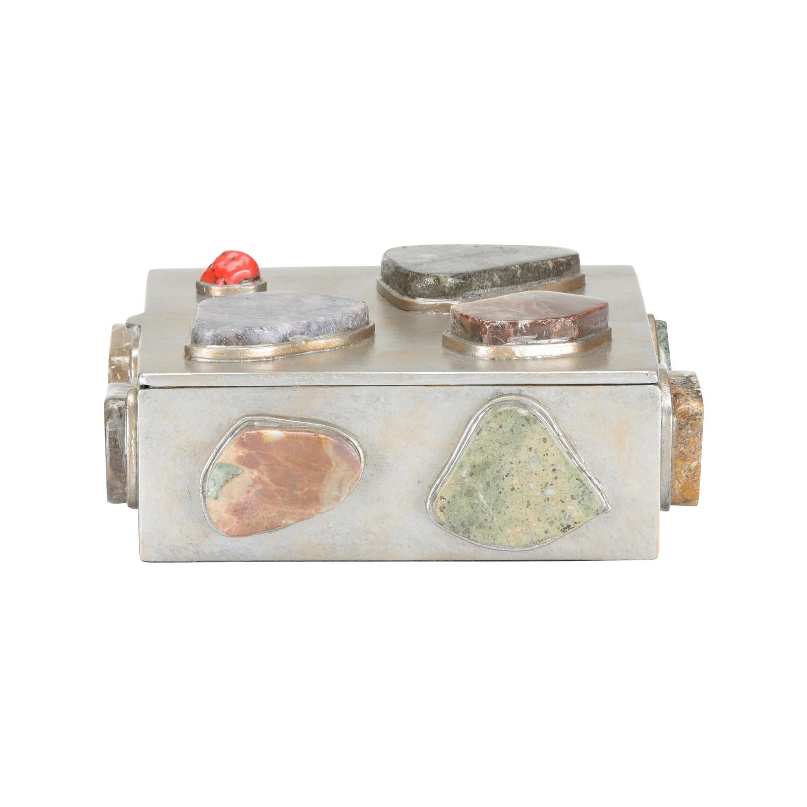 Chelsea House Caribbean Square Gold Jewelry Box