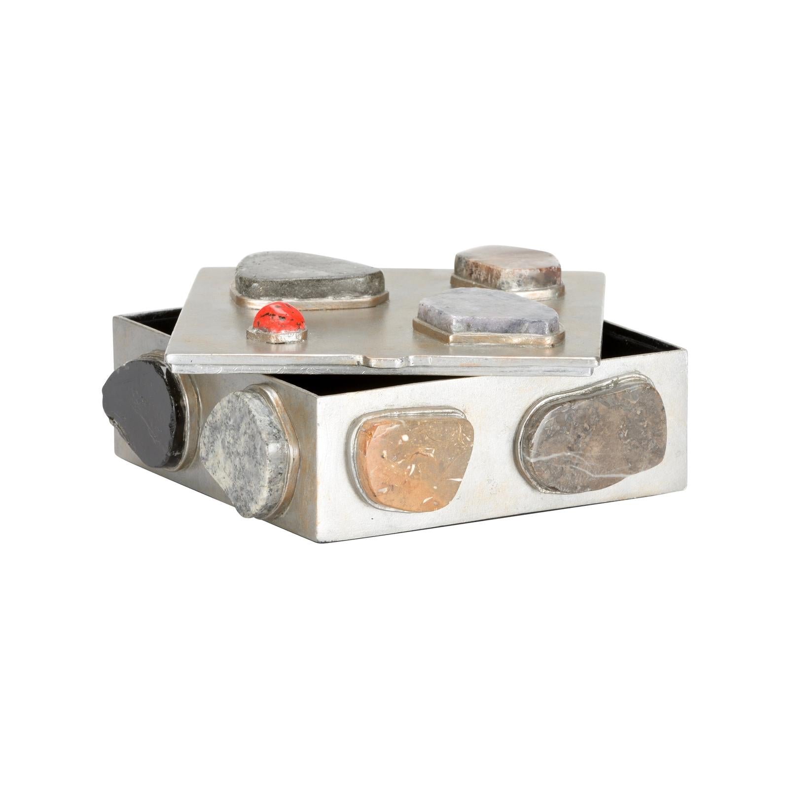 Chelsea House Caribbean Square Gold Jewelry Box