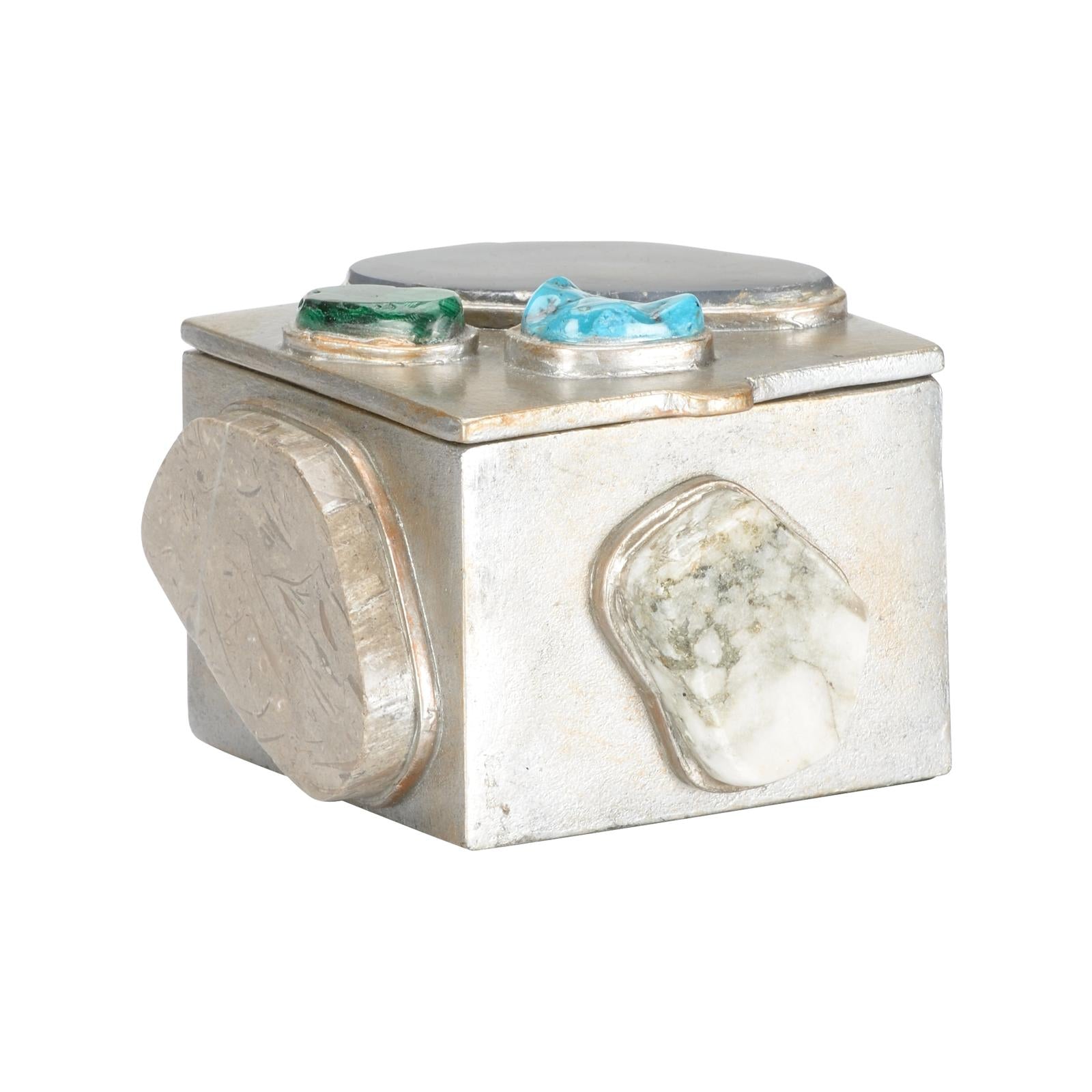 Chelsea House Caribbean Square Gold Jewelry Box