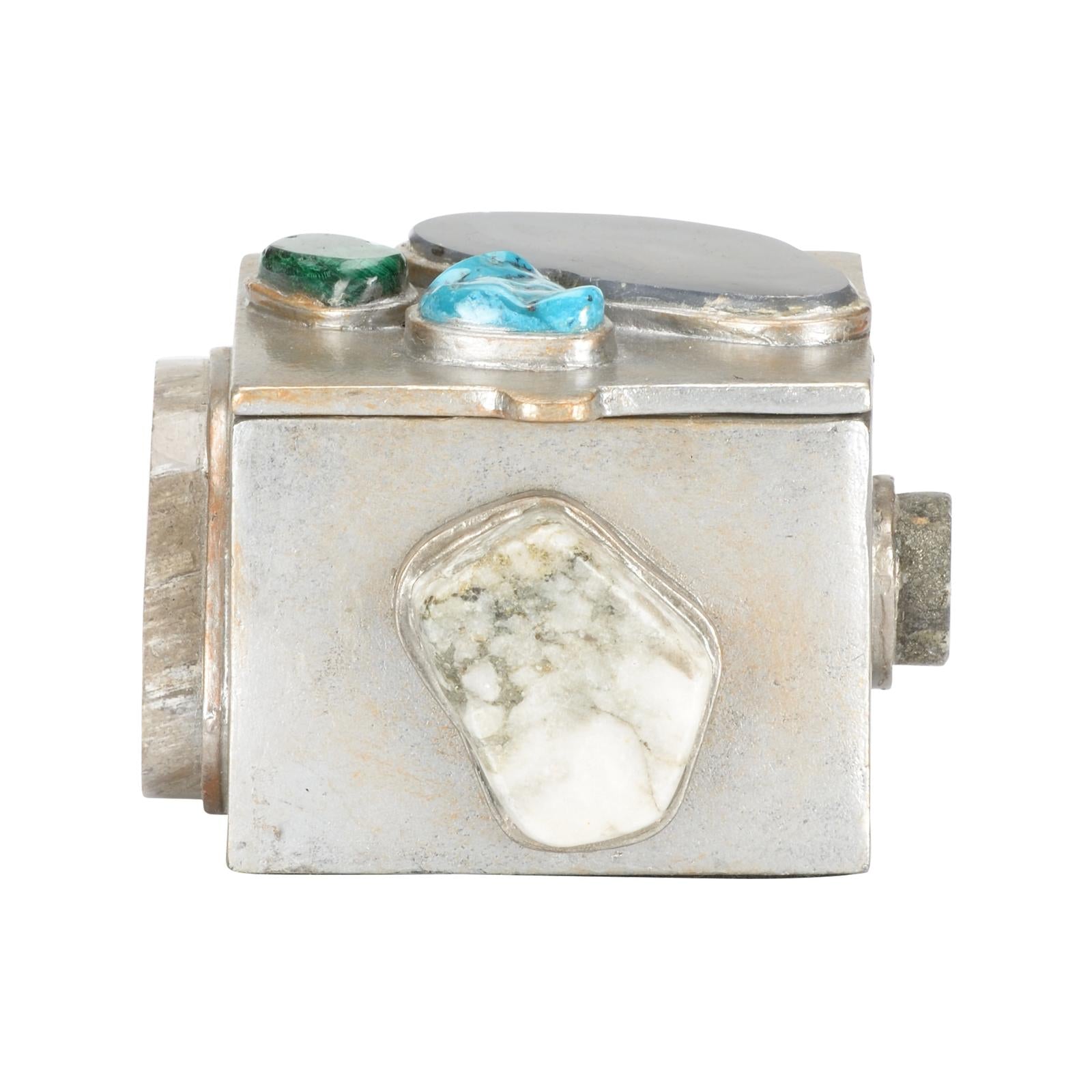 Chelsea House Caribbean Square Gold Jewelry Box