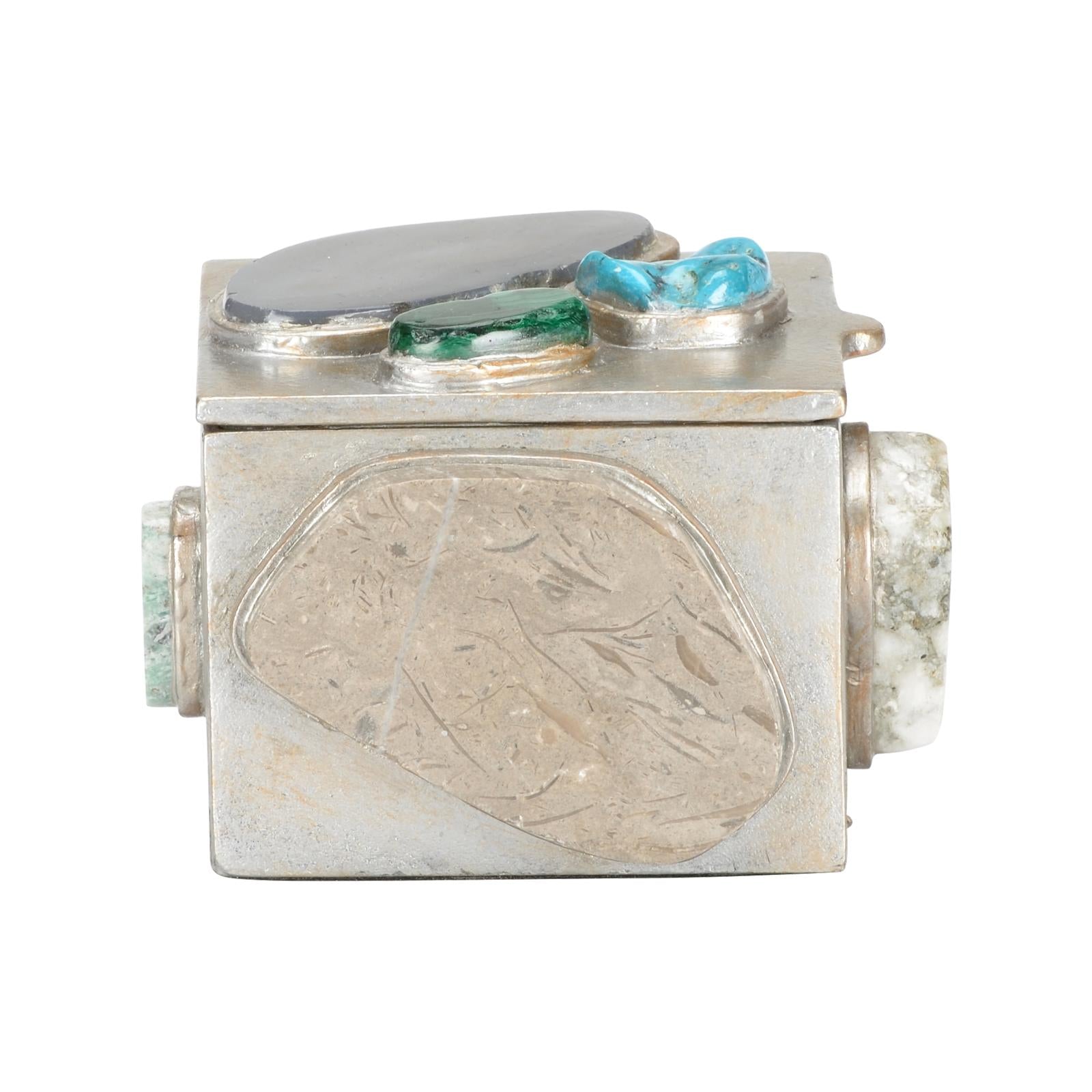 Chelsea House Caribbean Square Gold Jewelry Box