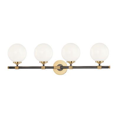 Hudson Valley Lighting Bowery 4 Light 32.75 inch Bath and Vanity Wall Light