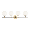 Hudson Valley Lighting Bowery 4 Light 32.75 inch Bath and Vanity Wall Light
