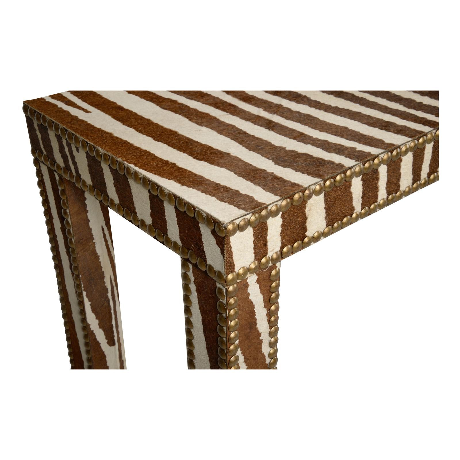 Chelsea House Zebra Console Table