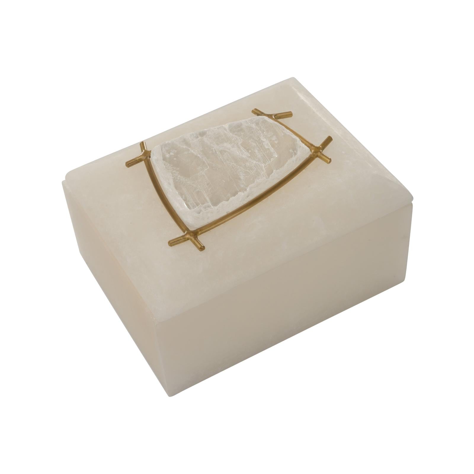 Chelsea House Selinite and Stone Box