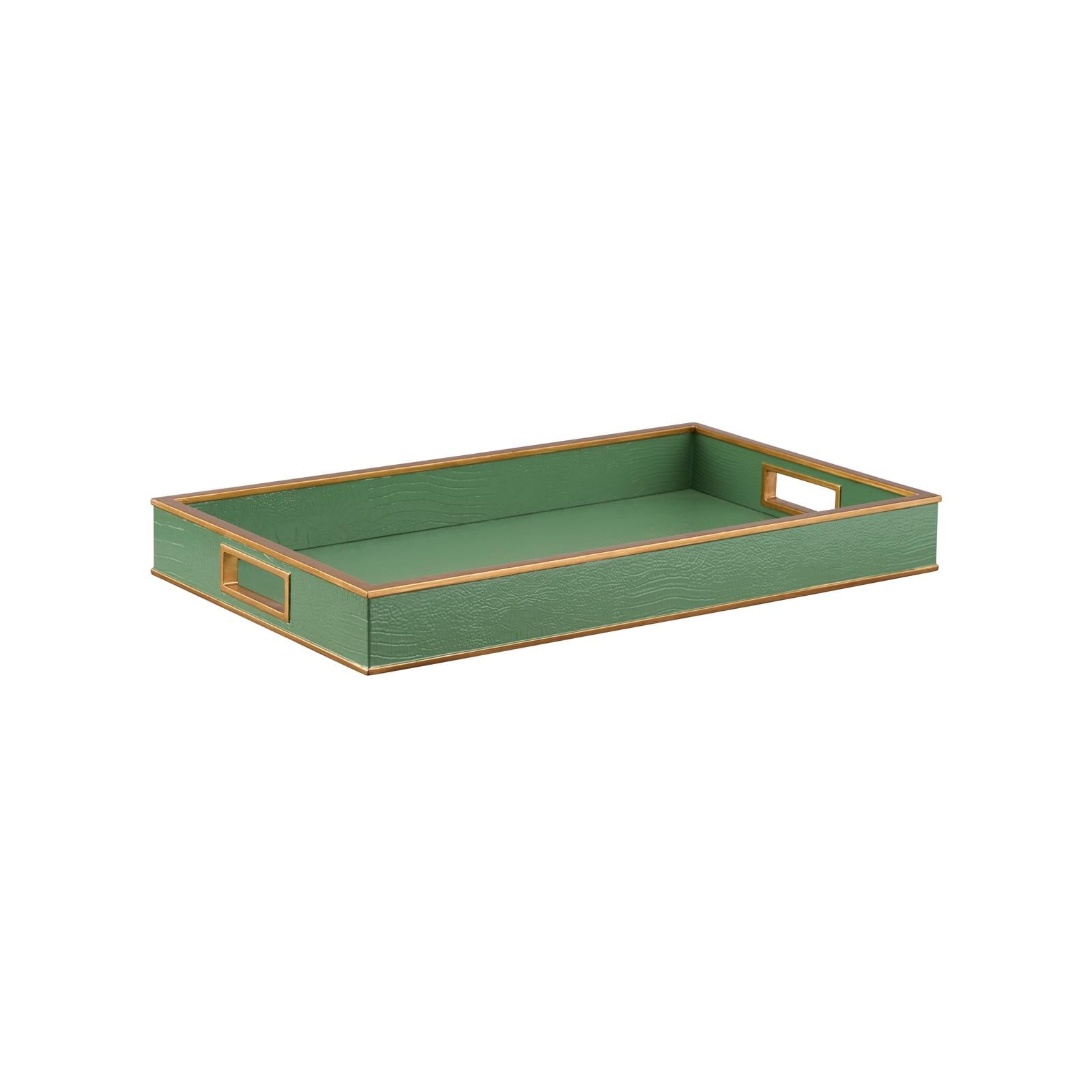 Chelsea House Reddington Green Croco Tray