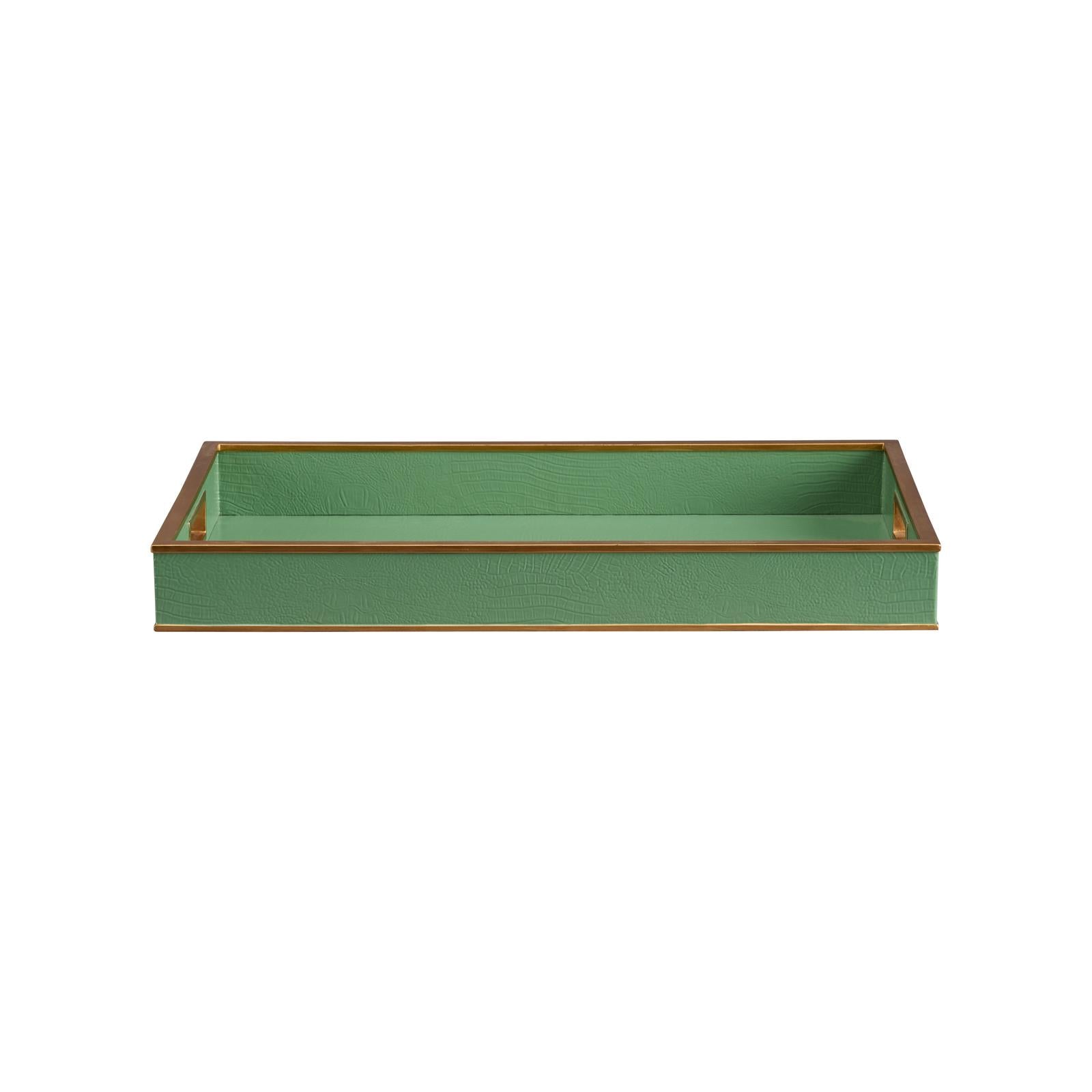 Chelsea House Reddington Green Croco Tray