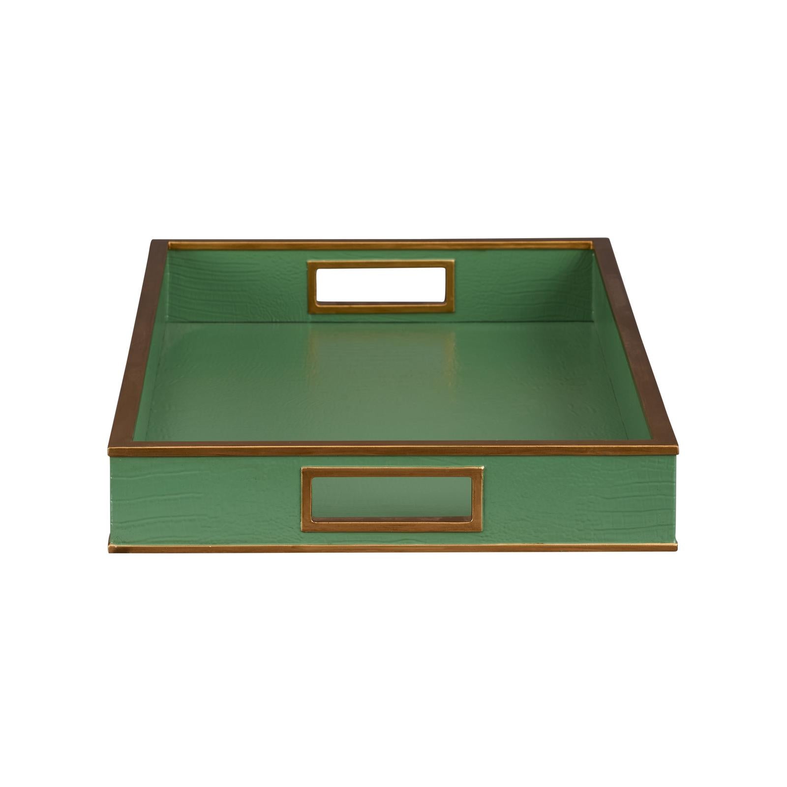 Chelsea House Reddington Green Croco Tray