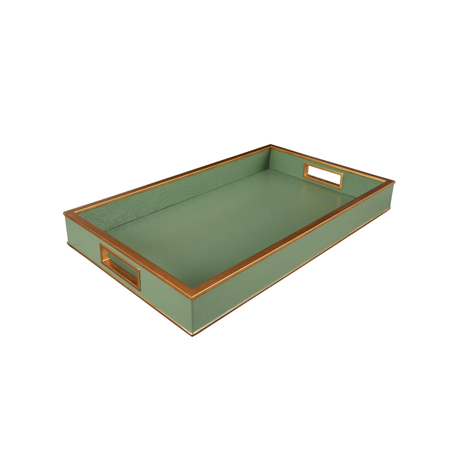 Chelsea House Reddington Green Croco Tray