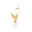 Chelsea House Lady Slipper Orchid Porcelain Flower