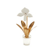 Chelsea House Lady Slipper Orchid Porcelain Flower