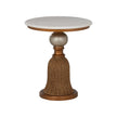 Chelsea House Silver & Gold Tassel Side Table