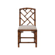 Chelsea House Chippendale Bamboo Brown Side Chair