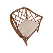 Chelsea House Chippendale Bamboo Brown Arm Chair