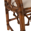 Chelsea House Chippendale Bamboo Brown Arm Chair