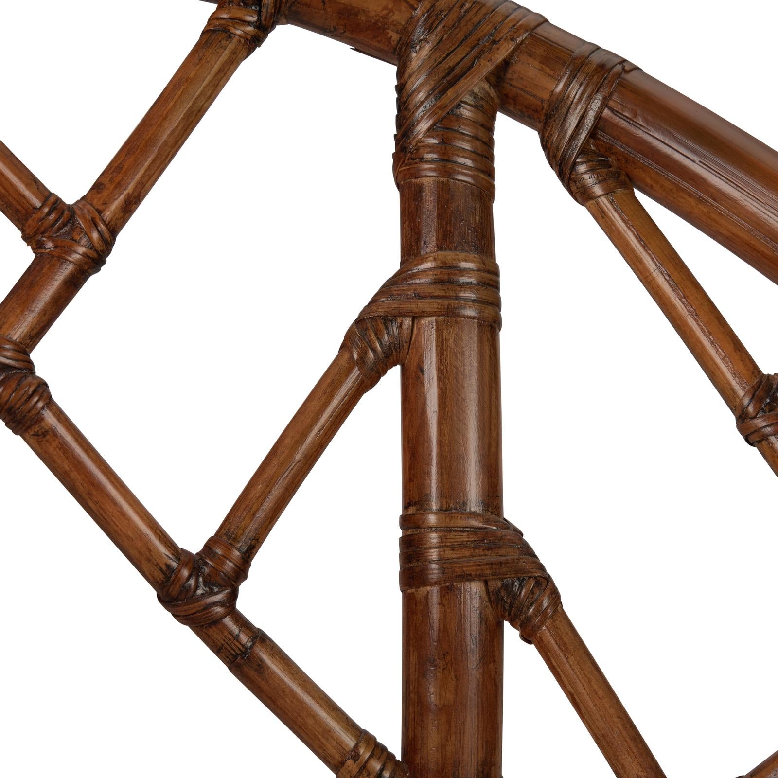 Chelsea House Chippendale Bamboo Brown Arm Chair