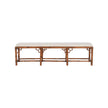 Chelsea House Chippendale Bamboo Brown Bench