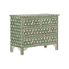 Chelsea House Clark Green White Inlaid Chest