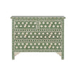 Chelsea House Clark Green White Inlaid Chest
