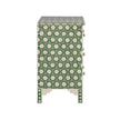 Chelsea House Clark Green White Inlaid Chest