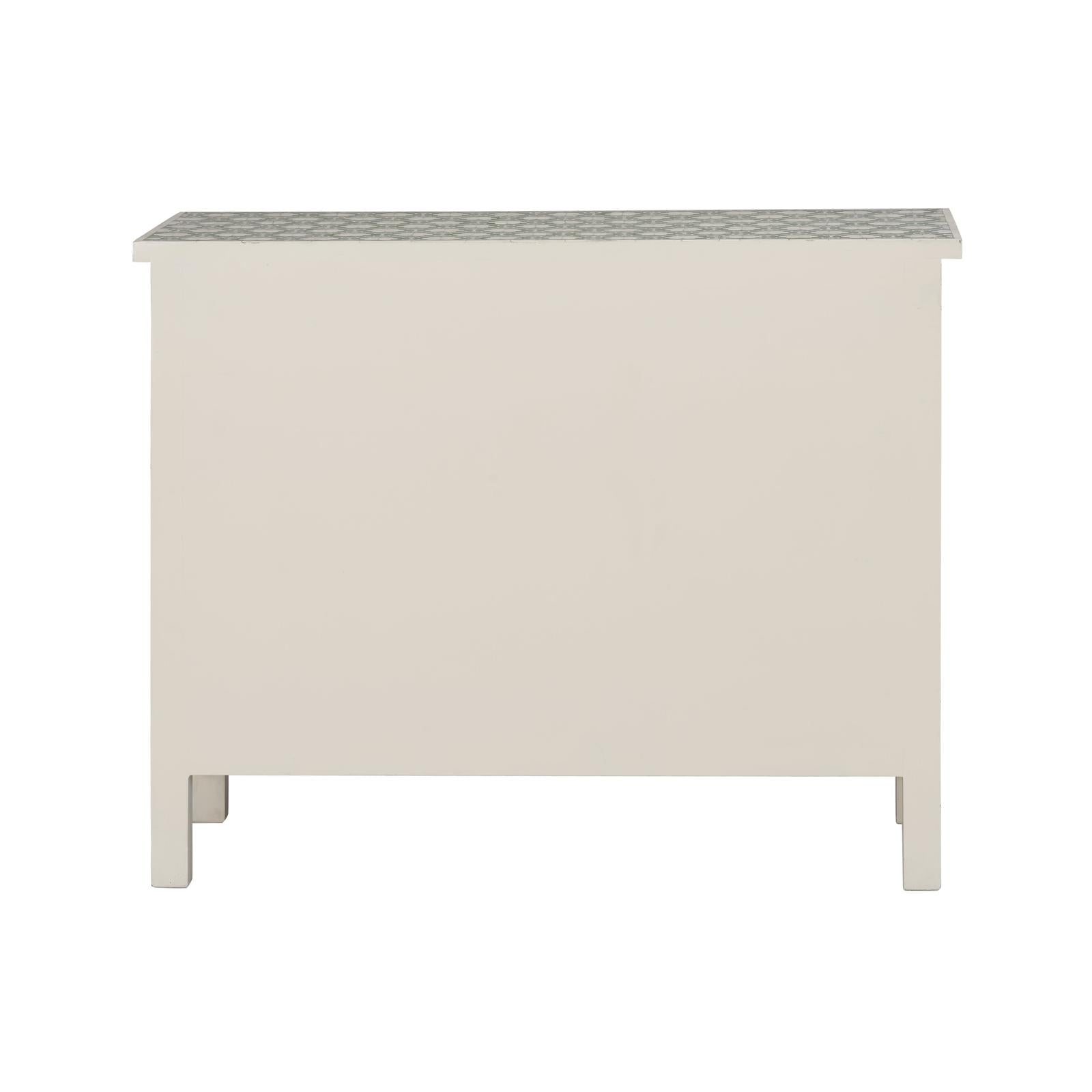 Chelsea House Clark Green White Inlaid Chest