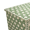 Chelsea House Clark Green White Inlaid Chest