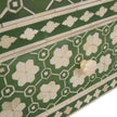 Chelsea House Clark Green White Inlaid Chest