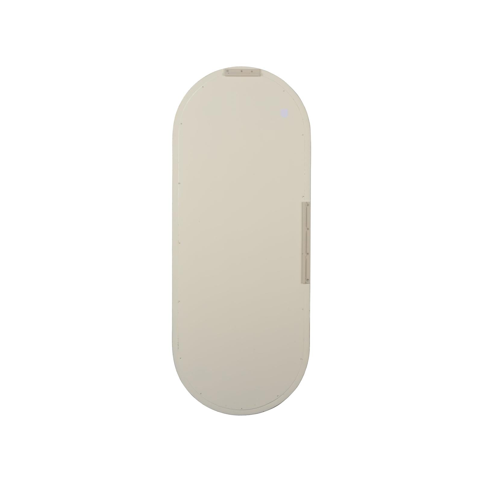 Chelsea House Oval Leather Mirror