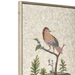 Chelsea House Square Antiqued Mirrored Bird Frame