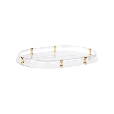Chelsea House Acrylic Oval Tray