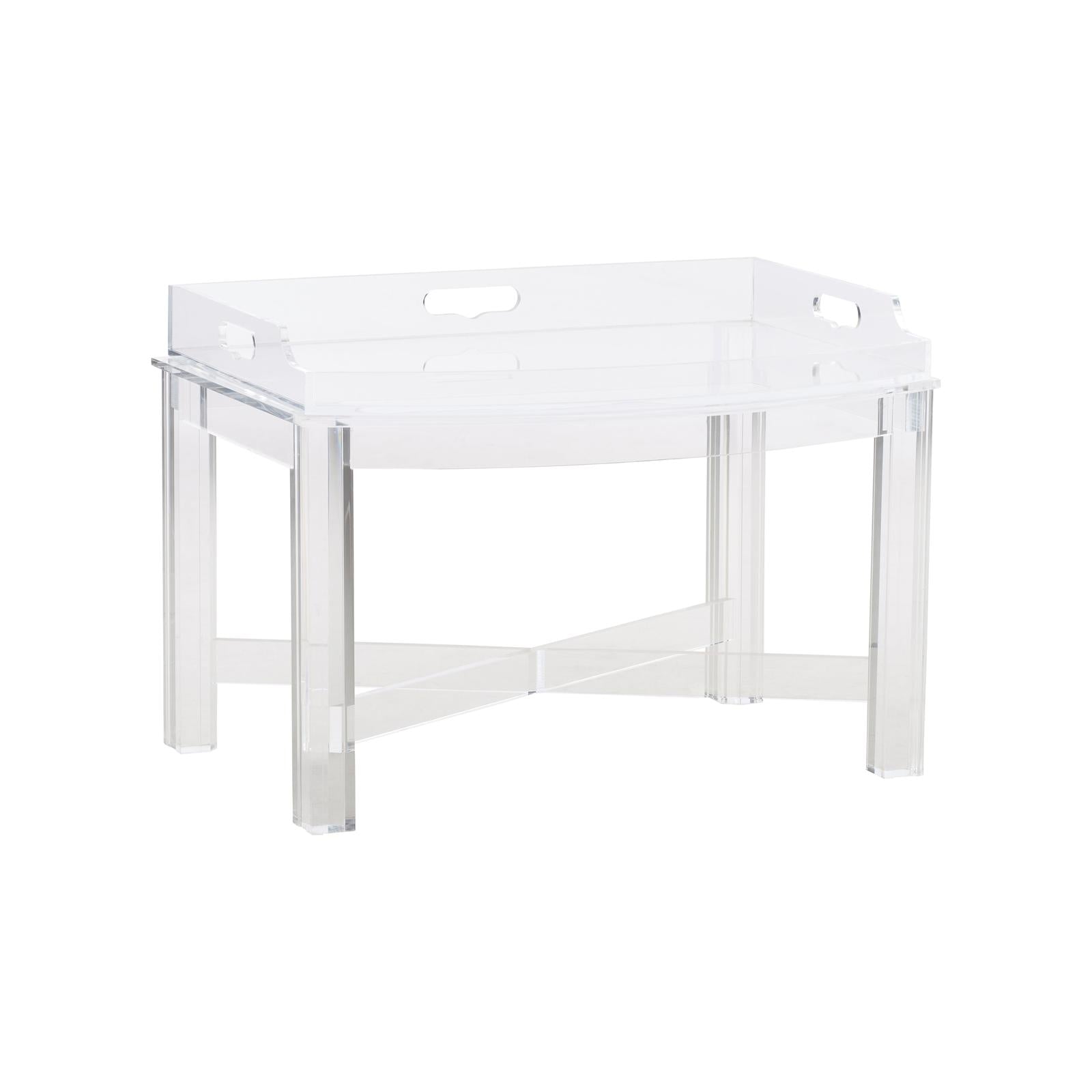 Chelsea House Acrylic Tray Accent Table