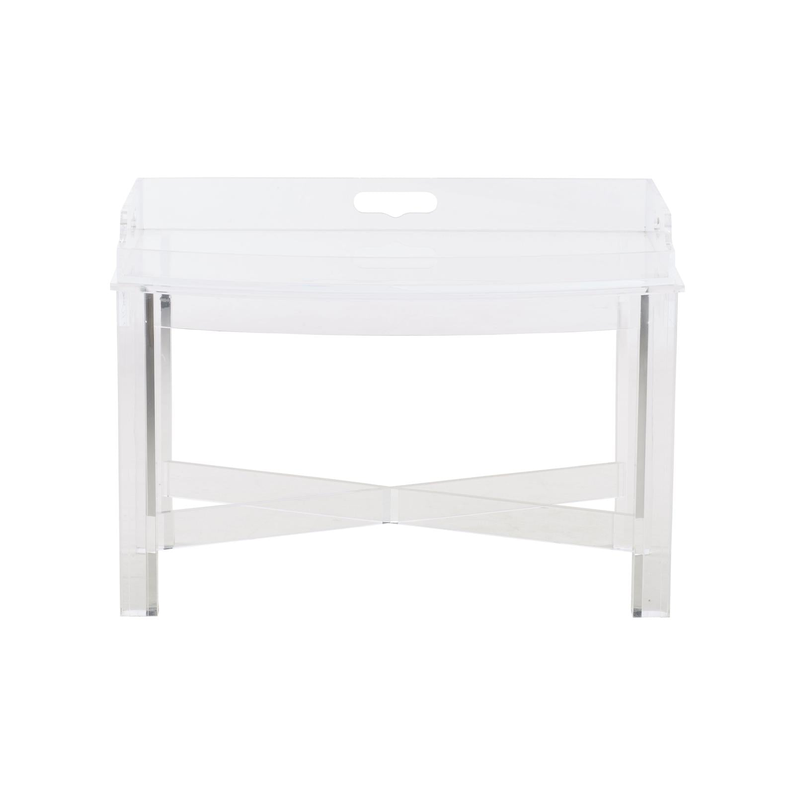 Chelsea House Acrylic Tray Accent Table